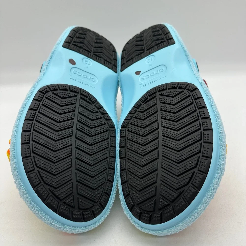 Crocs 208926-4LE Mens 12 Classic Adjustable Clog Zen Garden Terry‎ Cloth Shoes